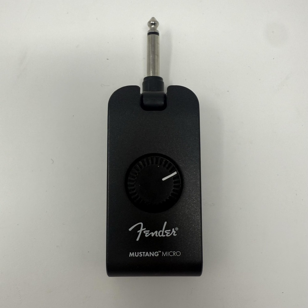 Fender Mustang Micro Guitar Headphone Amp USB-C Bluetooth Processor Black Used